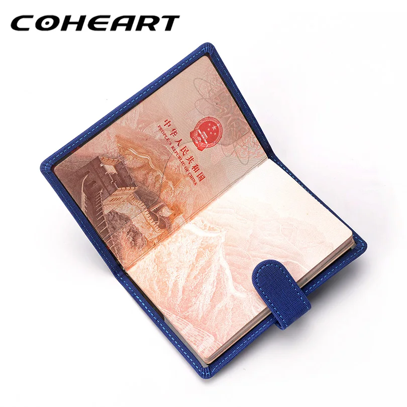Чехол для паспорта COHEART универсальный 4 цвета Холщовый мужчин и женщин|Держатели