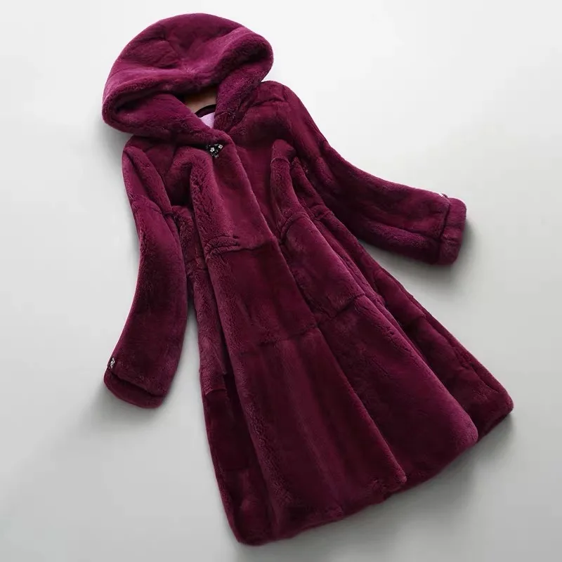 Осенне зимняя новая реальная/оригинальная женская натуральная