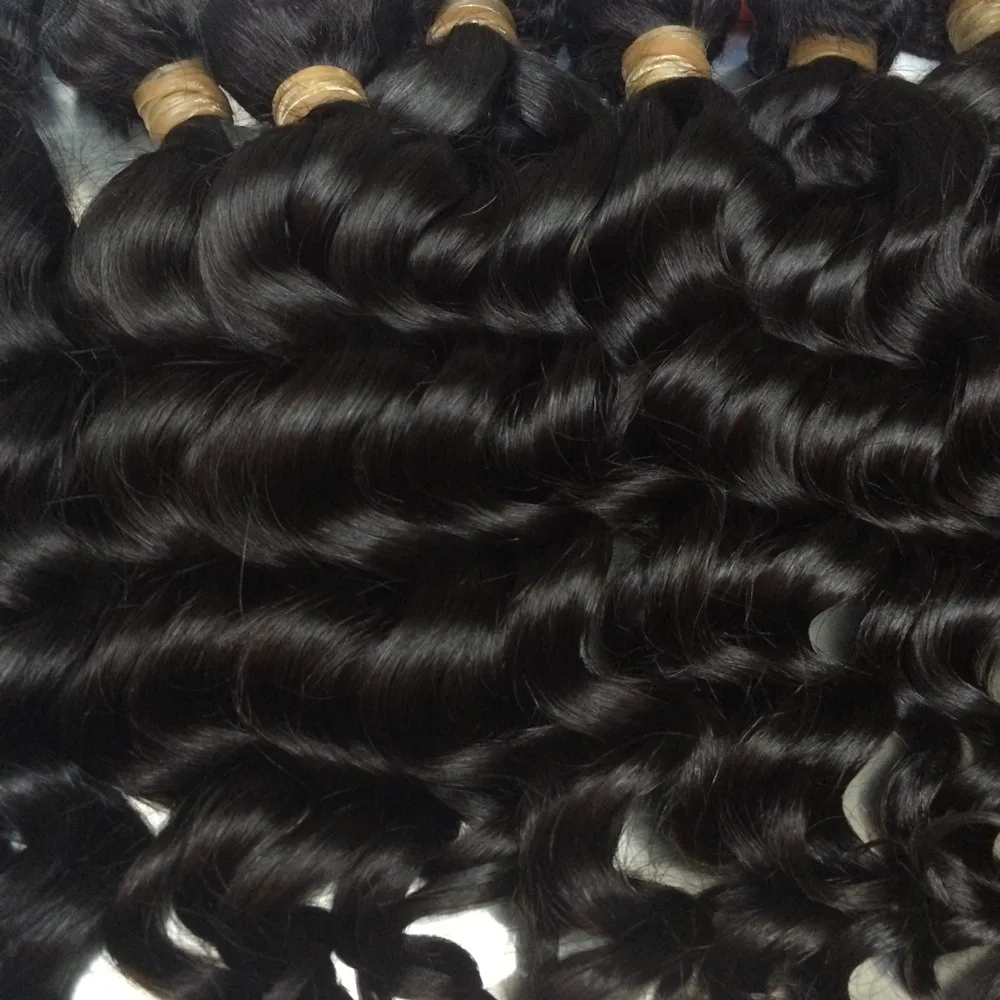 Mayflower 10 bundles Virgin hair Malaysian natural wave Full cuticle aligned natural color can be dye From 12'-26