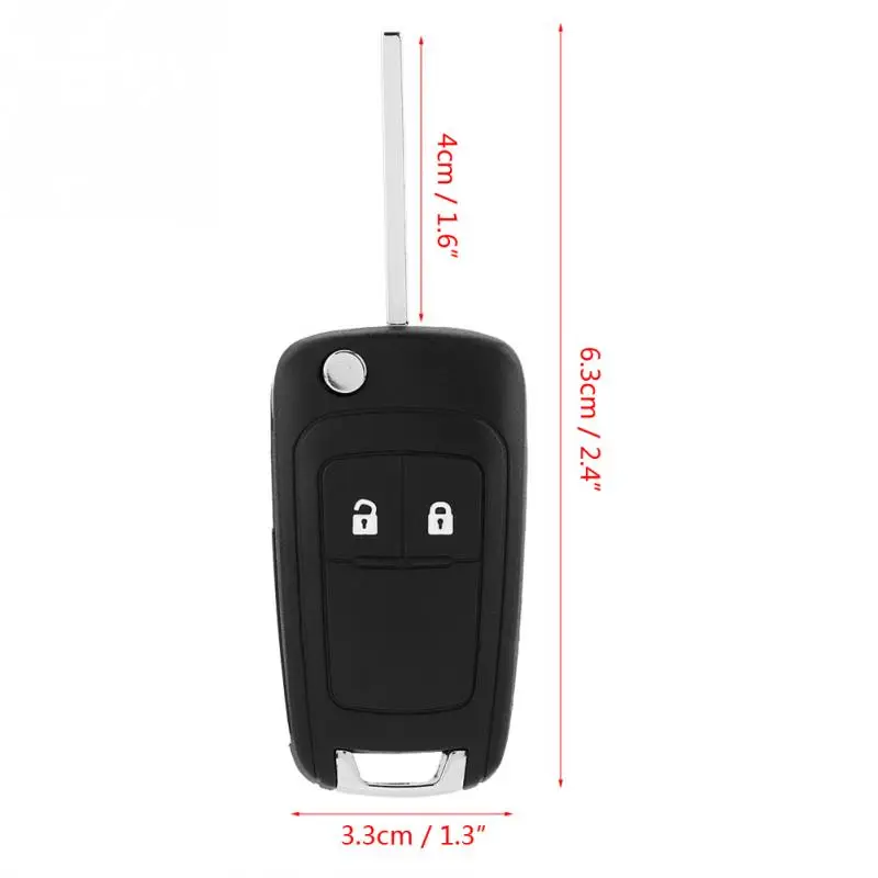 2-Button Car Remote Control Key Fob 433Mhz ID46 Chip for Opel Astra J / Corsa E Insignia Zafira C 5WK50079 | Автомобили и