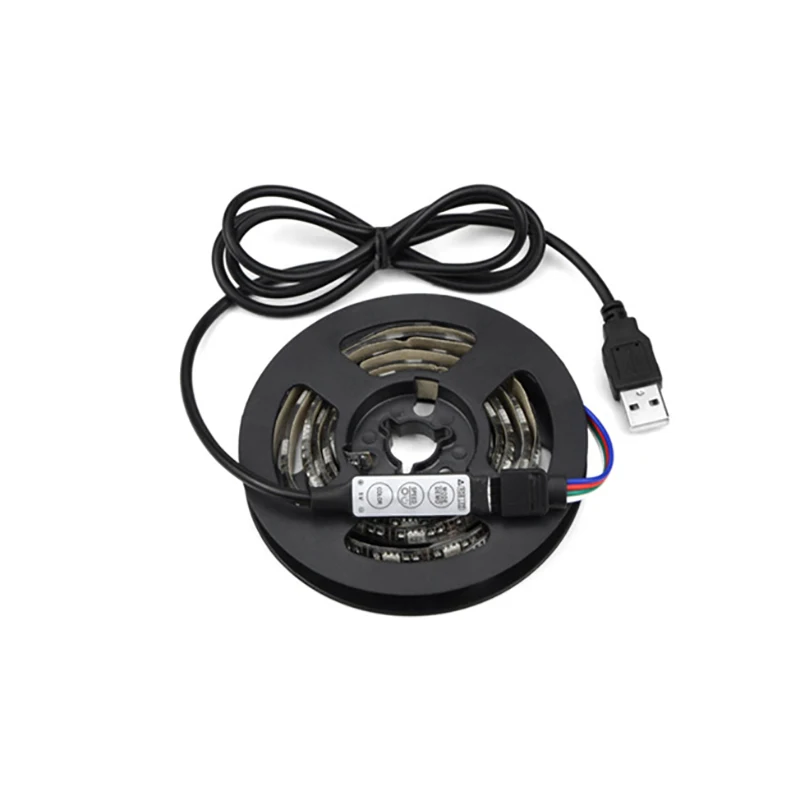 Светодиодная лента мини 3 клавиши управления RGB 1 м 30 светодиодный S с usb-питанием DC