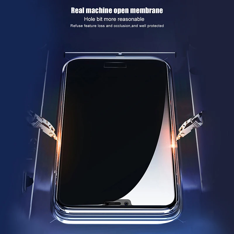 Keajor стекло для Huawei Honor 8c закаленное полное покрытие Передняя пленка экран с