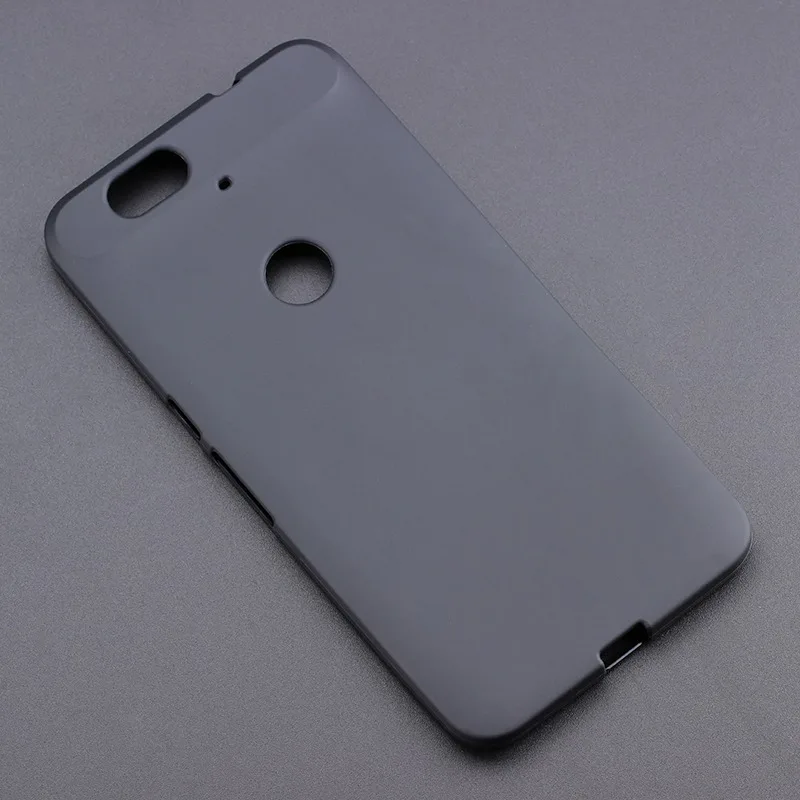 Черный гелевый ТПУ тонкий мягкий Противоскользящий чехол задняя крышка для HUAWEI