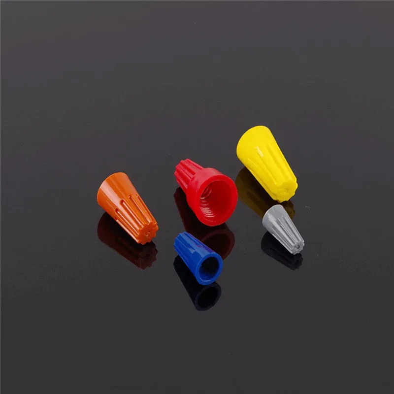 158Pcs/box Plastic Twist Nut Cover Set Electrical Wire Connectors Quick Insulated Screw Terminal Cap Spring Insert Assortments