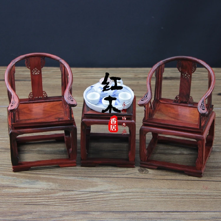 Деревянная мебель из розового дерева резные благовония в миниатюрных поделках