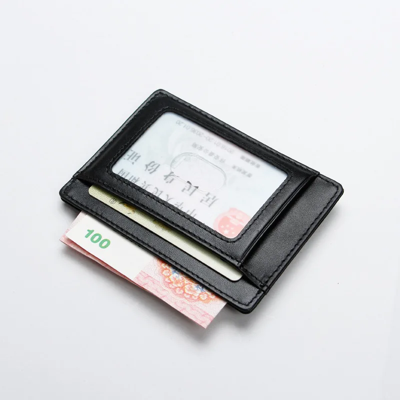 Кошелек из натуральной кожи с блокировкой Rfid для кредитных карт защита