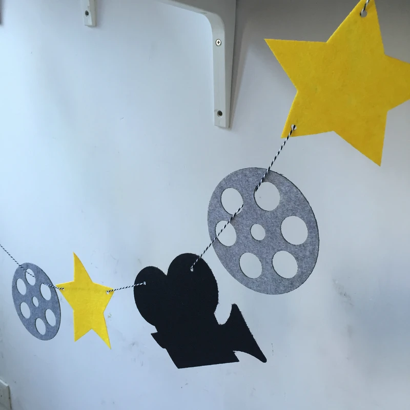 Кинозвезда голливувечерние камера 3 метра фетровый баннер флаг украшение на день