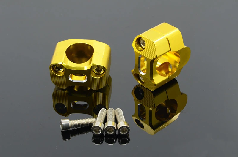 Мотоцикл 7/8 &quot22 мм до 1 1/8&quot 28 Руль управления для мотоциклов зажим стояка жир бар