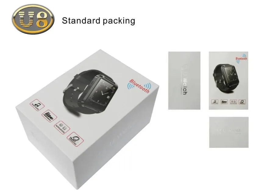 Smart Life) Заводские оригинальные U8 Bluetooth Смарт часы наручные часы для смартфонов samsung LG Android IOS система Смарт часы