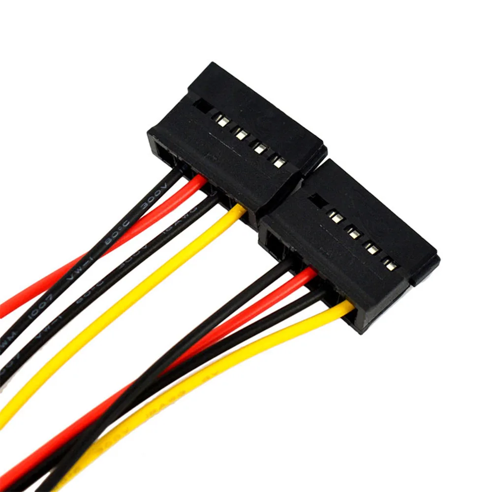 1 шт. 4 Булавки SATA 2 15 IDE ATA Y Splitter конвертер molex HDD Мощность кабель адаптер