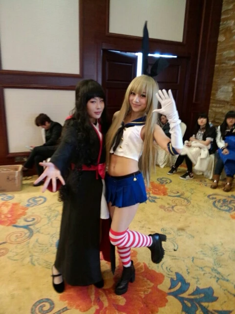 Новая коллекция Kantai костюм для косплея Shimakaze + чулки костюмы на Хэллоуин женщин
