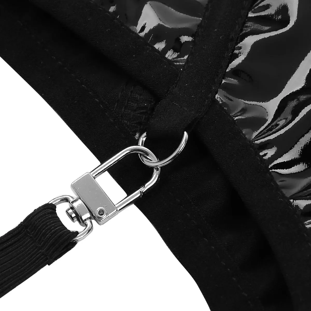 Женские блестящие брифы и Подвязки для ног|Трусики| |