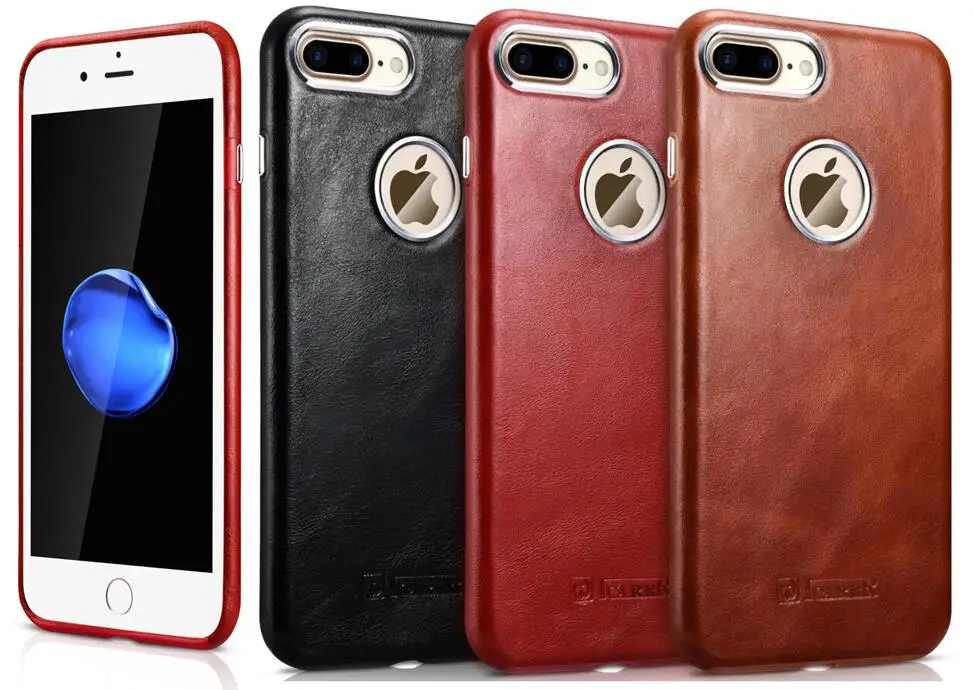 Роскошный чехол из натуральной кожи для iPhone XS Max X 8 Plus защитный телефона кожаная