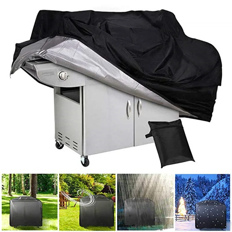 Пыленепроницаемая Водонепроницаемая Крышка для гриля Гриль Крышка тканевая крышка защита квадратный дом принадлежности для барбекю для наружного барбекю поставщик