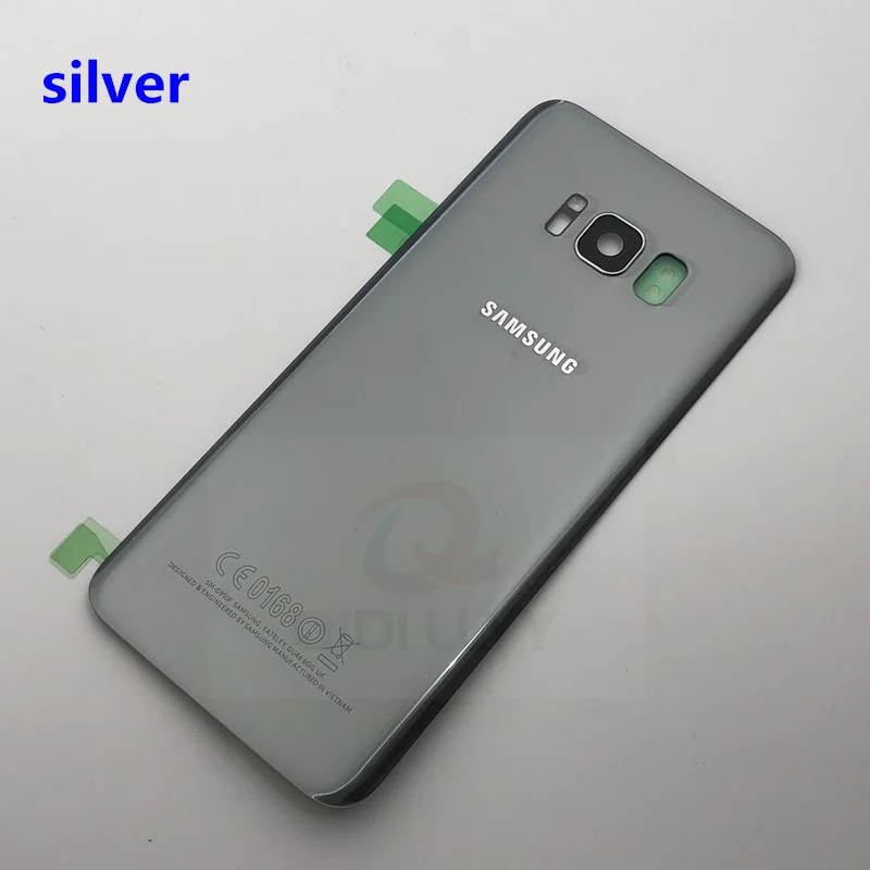 Для SAMSUNG Galaxy S8 G950F S8 Plus G955F стеклянная крышка для аккумулятора задняя дверь корпус для SAMSUNG S8 оригинальная Задняя стеклянная крышка