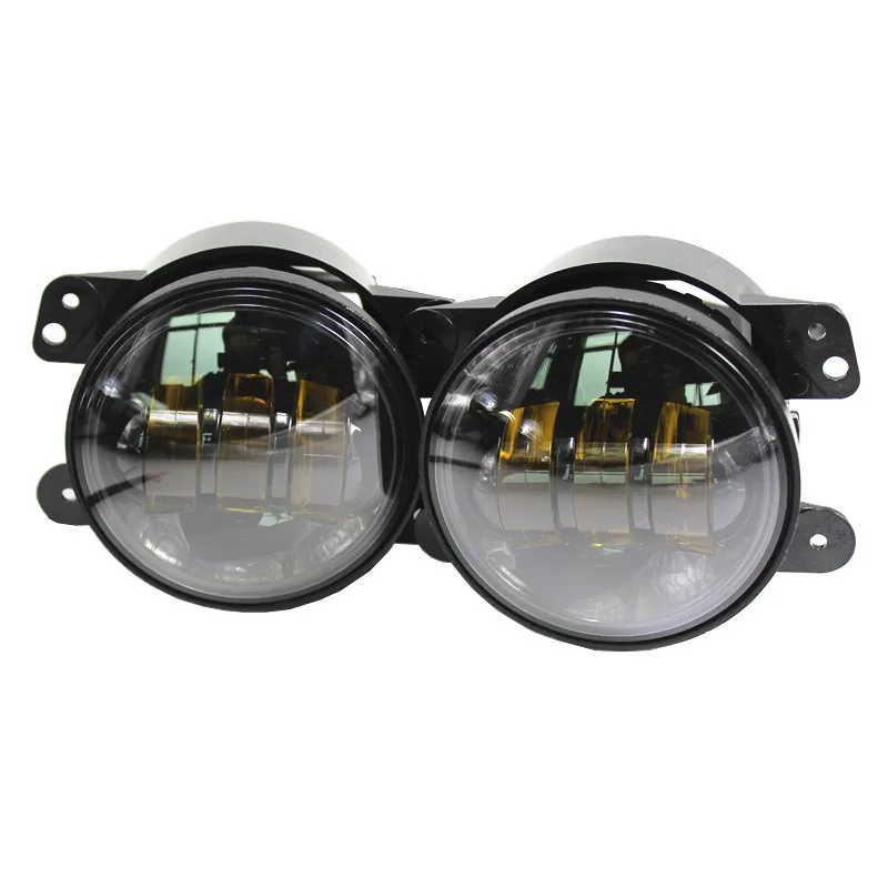 Автомобильные светодиодные противотуманные фары для 07 15 Jeep Wrangler JK TJ LJ Dodge Journey 4