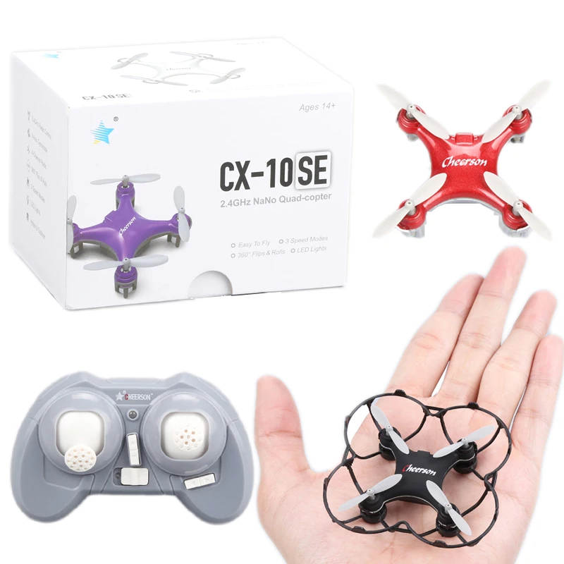Cx 10se cx10se мини drone cheerson cx 10 обновление 4ch 6 оси 3d переворачивает квадрокоптер eachine toys