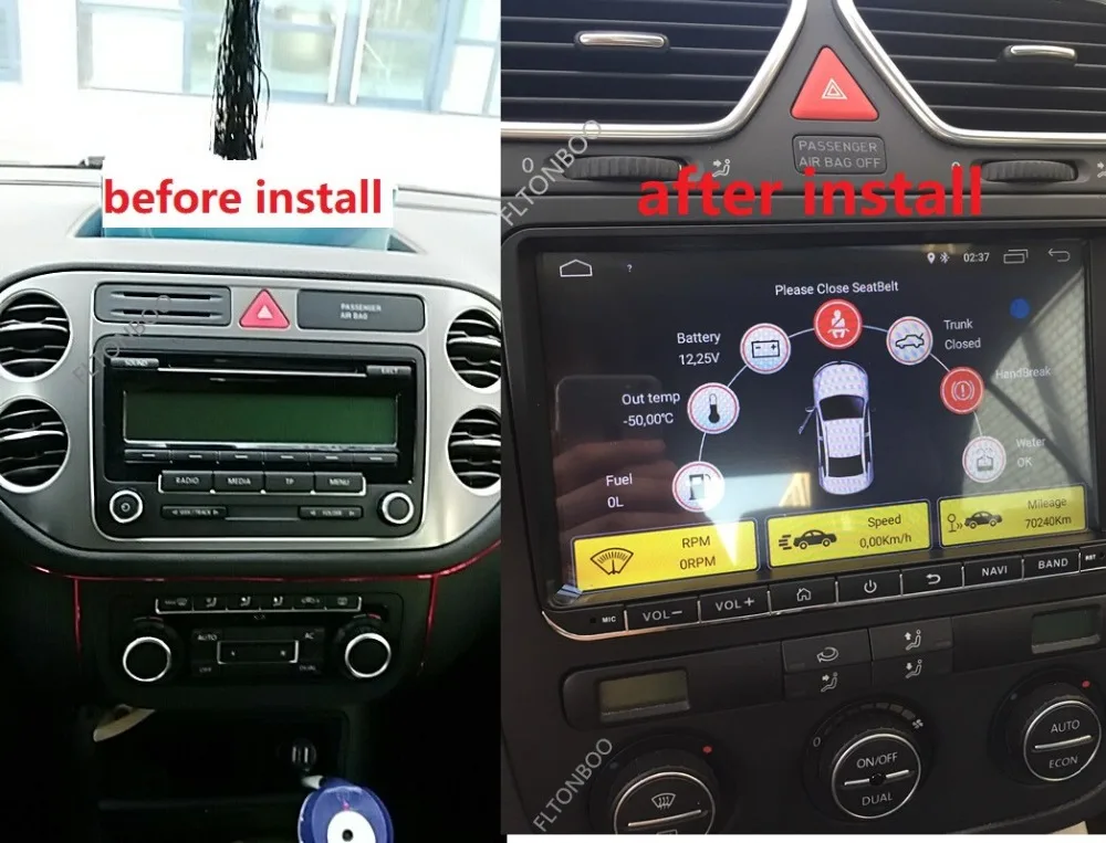 " Android 9,1 автомобильный gps-навигатор для VW Volkswagen GOLF 5, Polo Passat b5, Jetta Tiguan Touran Skoda, 7708, canbus, руль