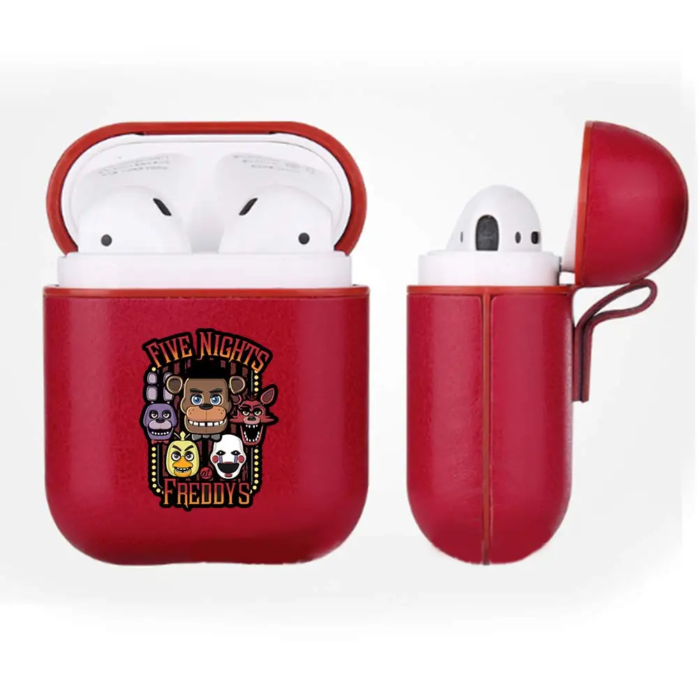 Горячие пять ночей у Фредди Airpods чехол беспроводной Bluetooth защитный Портативный