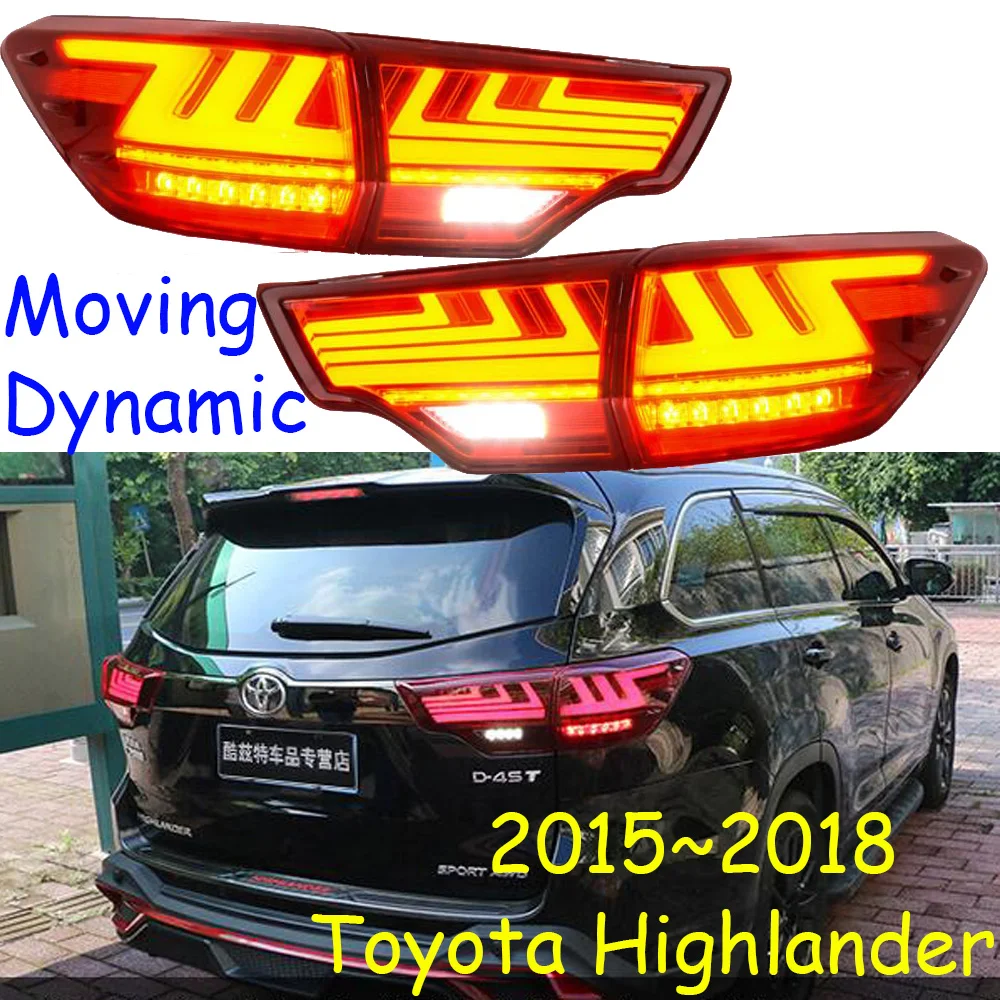 Автомобильный стайлинг фары Toyota Highlander 2018 Kluger DRL ближний свет Дальний