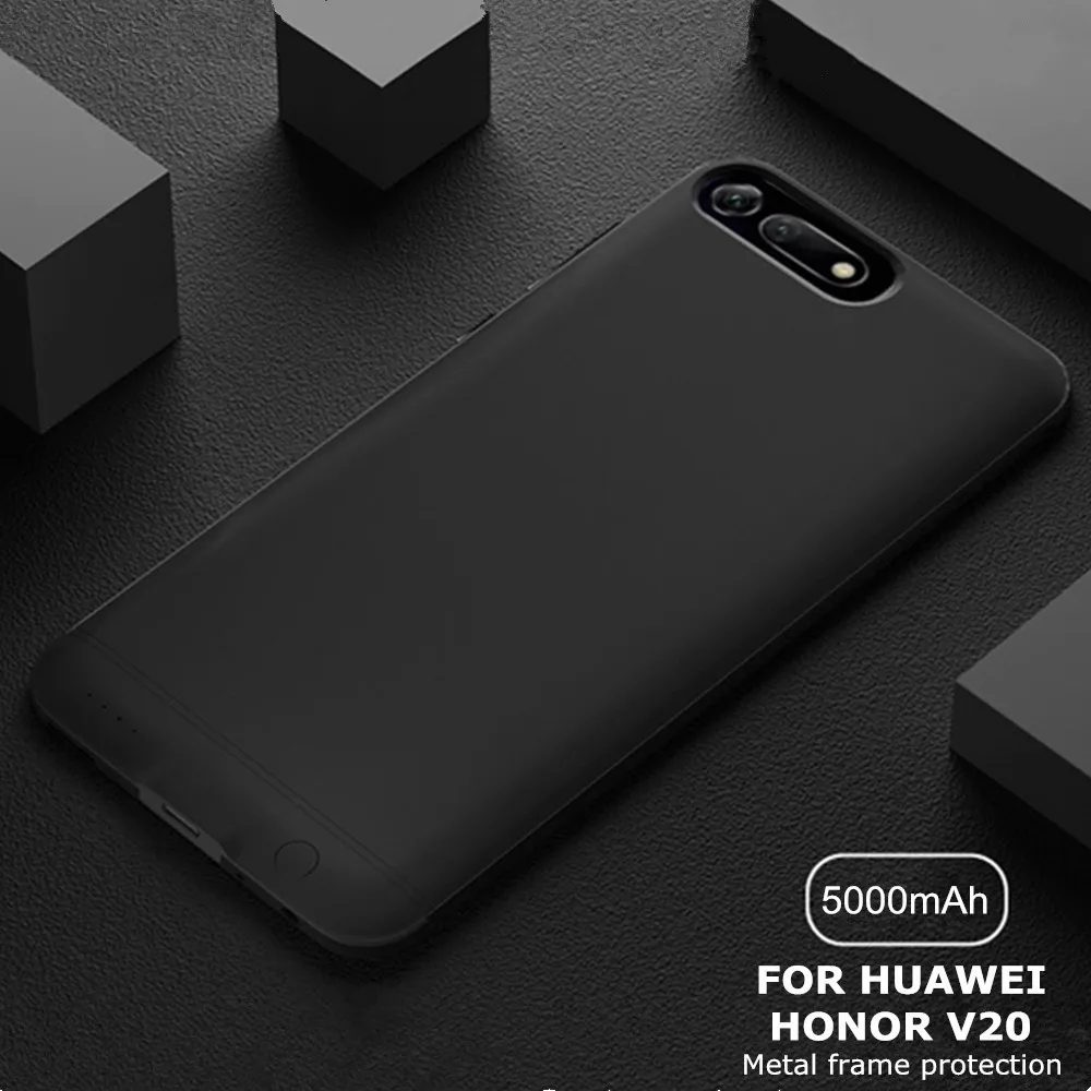 5000mAh батарея резервного копирования зарядное устройство чехол для Huawei honor v20