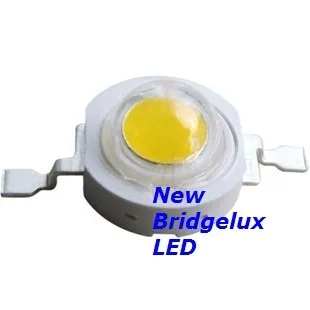 50 шт./лот Бесплатная доставка 3 Вт Bridgelux светодиоды 45mil led чип высокой мощности