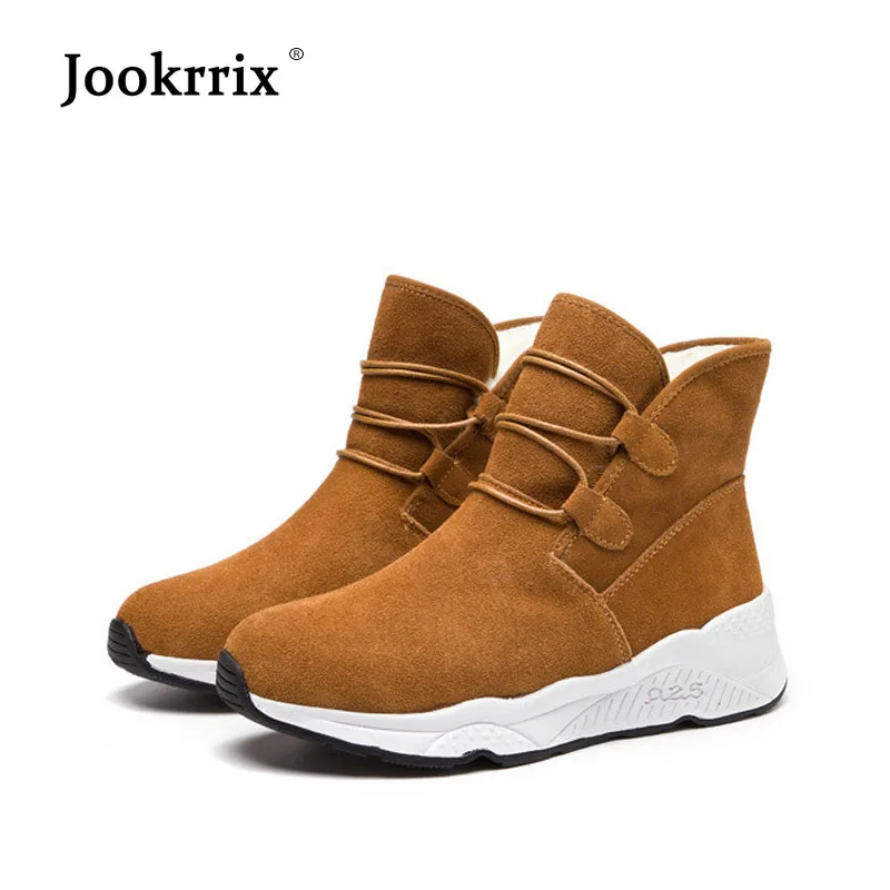 Jookrrix обувь из натуральной кожи Для женщин брендовые кроссовки на платформе
