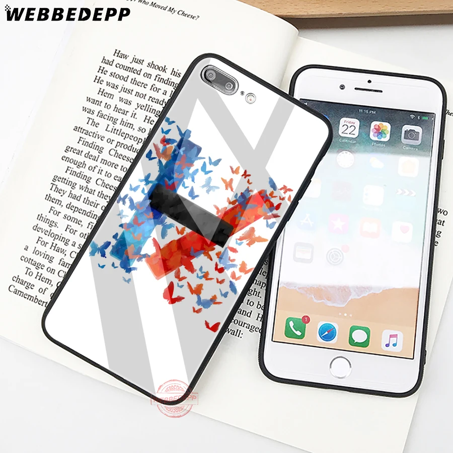 WEBBEDEPP Twenty One Pilots 21 band Tempered Glass Phone Case for Apple iPhone XS Max XR X 8 7 6S Plus 5S SE Cover | Мобильные