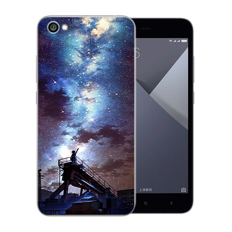 Phone Cases For Xiaomi Redmi Note 5A Soft TPU Silicone Luxury New Perfect Design Night Sky Pattern for Hongmi Back Cover |