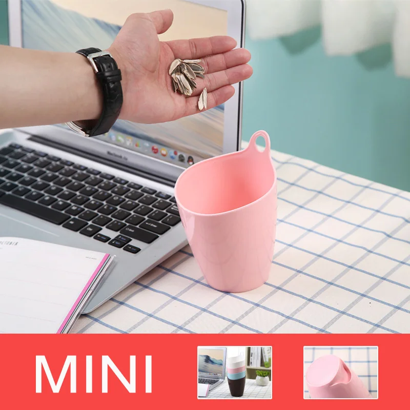 Милое кружевное маленькое мини настольное мусорное ведро для офиса здоровья