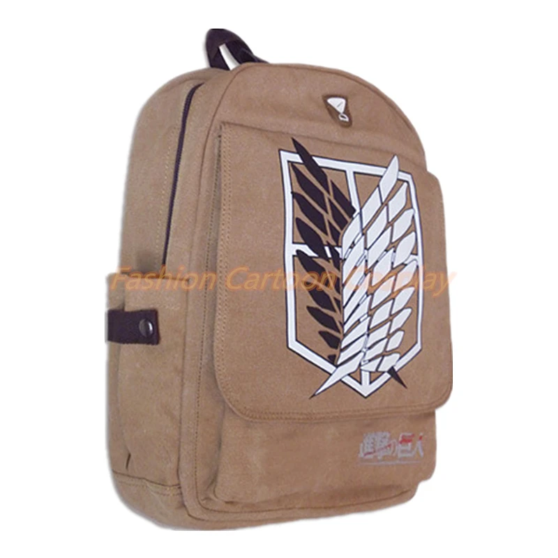 Рюкзак &quotатака на Титанов&quot Школьные сумки Скаутинг Легион Холст для ноутбука