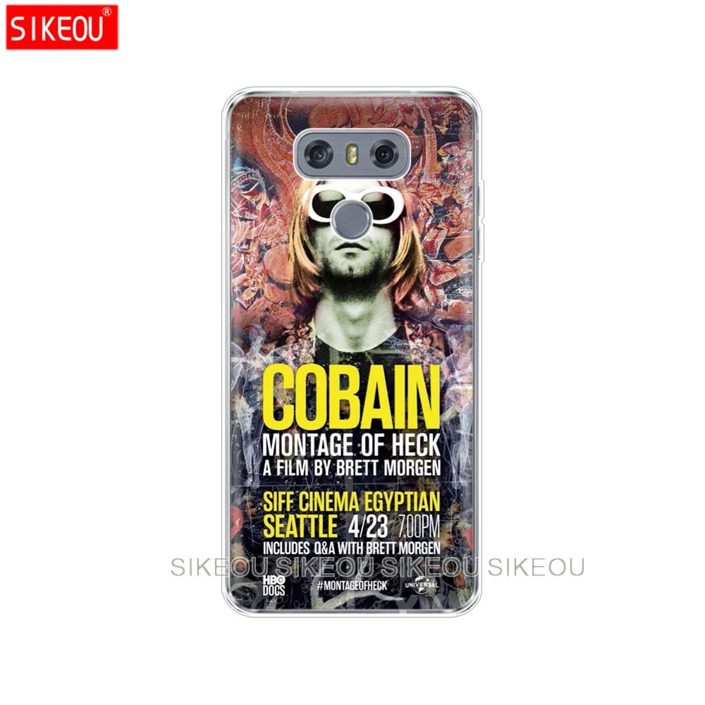 Силиконовый чехол для телефона LG G7 Q8 Q6 G6 MINI G5 V30 V7 V9 k10 k8 X POWER 2 nirvana с изображением