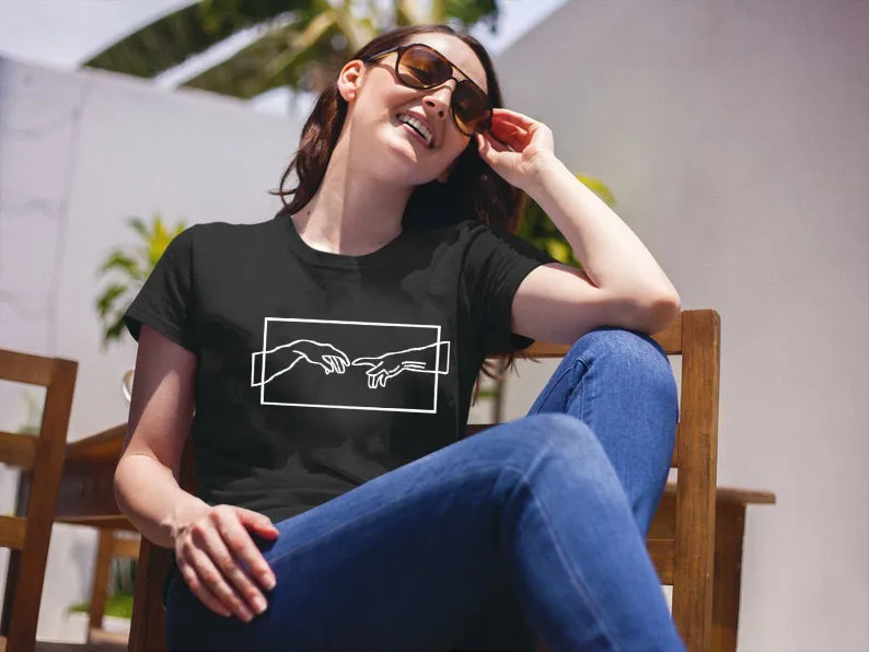 Микеланжело личности Графический Новое поступление унисекс Лето забавная