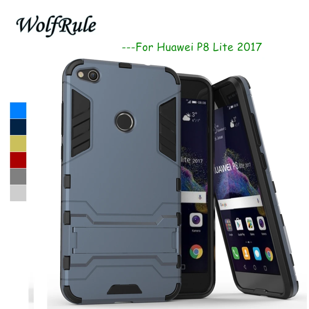 Huawei P8 lite 2017 чехол gr3 5 2 &quotсиликоновый и пластиковый держатель для P9 2017|case for huawei