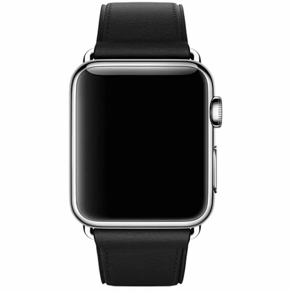 Ремешок из натуральной кожи для iWatch 5 4 3 2 1 сменный ремешок с классической пряжкой для часов Apple Watch 42 мм 38 мм 40 мм 44 мм