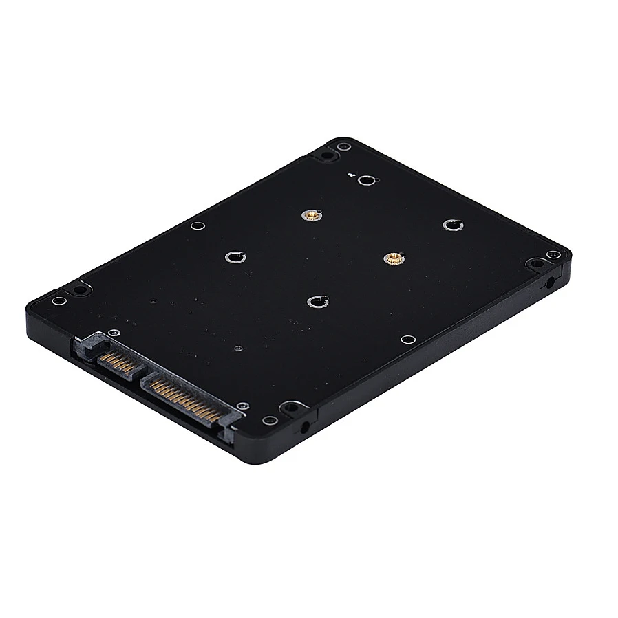 Мини pcie mSATA SSD до 2 5 дюймов SATA3.0 адаптер карта с чехол высокого качества 22pin SATA