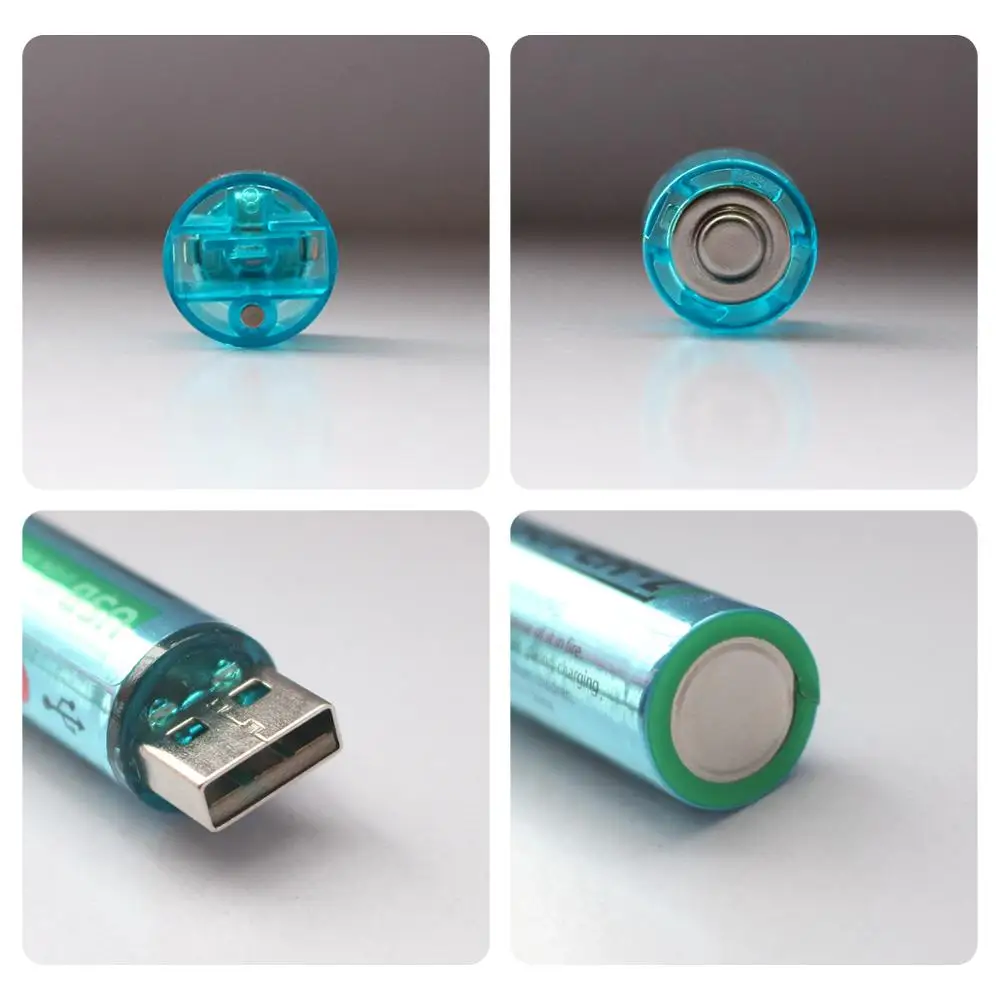 Перезаряжаемая батарея USB зарядка 1 5 v литиевая | Лампы и освещение