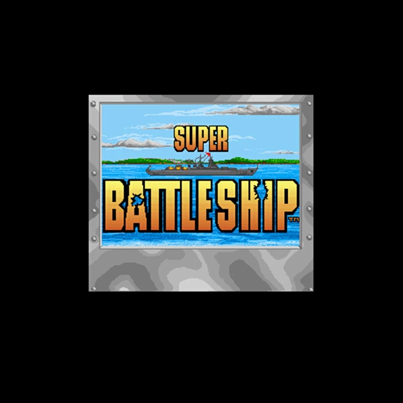 

Super Battleship 16 bit Big Gray Game Card For NTSC Game Player Drop Shipping