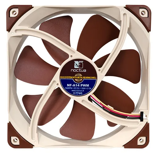 Noctua NF-A14 PWM/NF-A14 FLX/NF-A14 ULN 14 мм см компьютерный охлаждающий вентилятор/чехол для