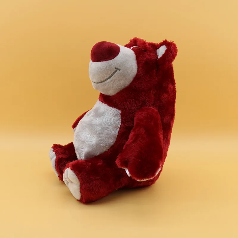 1 шт. 15 см Kawaii Toy Story Lotso клубничный медведь меховой шарик-подвеска мягкая игрушка; медведь супер мягкие игрушки для детей с запахом клубники