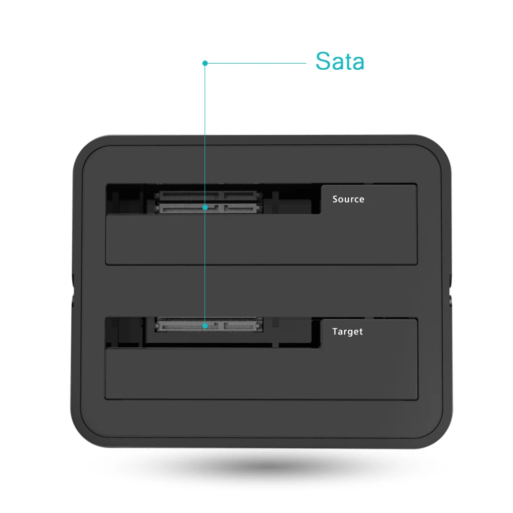 Wavlink SATA внешний hdd ssd корпус 2 Bay док станция USB3.0 офлайн клон функция 8 ТБ для 3 5 &quot2