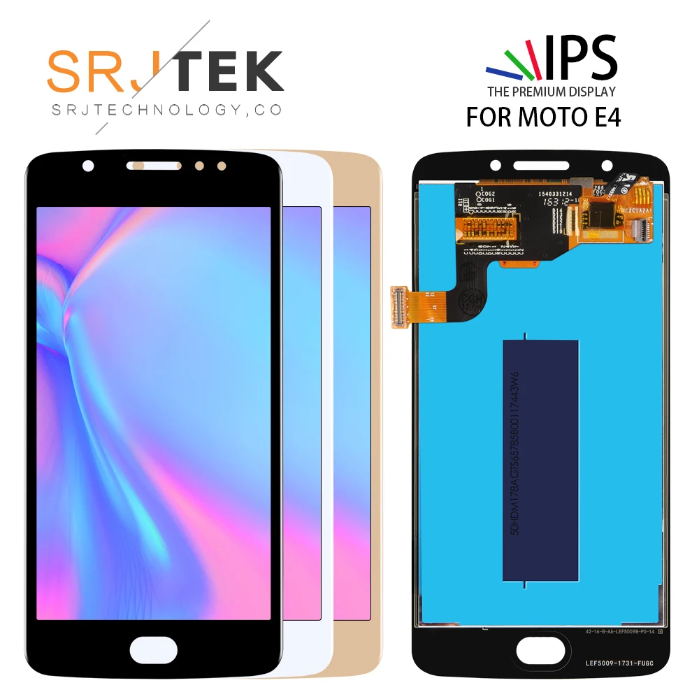 

Для Motorola Moto E4 XT1762 XT1772 ЖК-дисплей сенсорный экран дигитайзер в сборе 5,0 дюймов Сенсорная панель ЖК-экран сменные инструменты