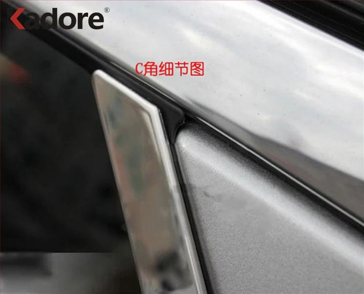 Для Kia Optima K5 2011 2012 отделка из нержавеющей стали Декоративная формовочная полоса авто наружная защита оконная наклейка аксессуары