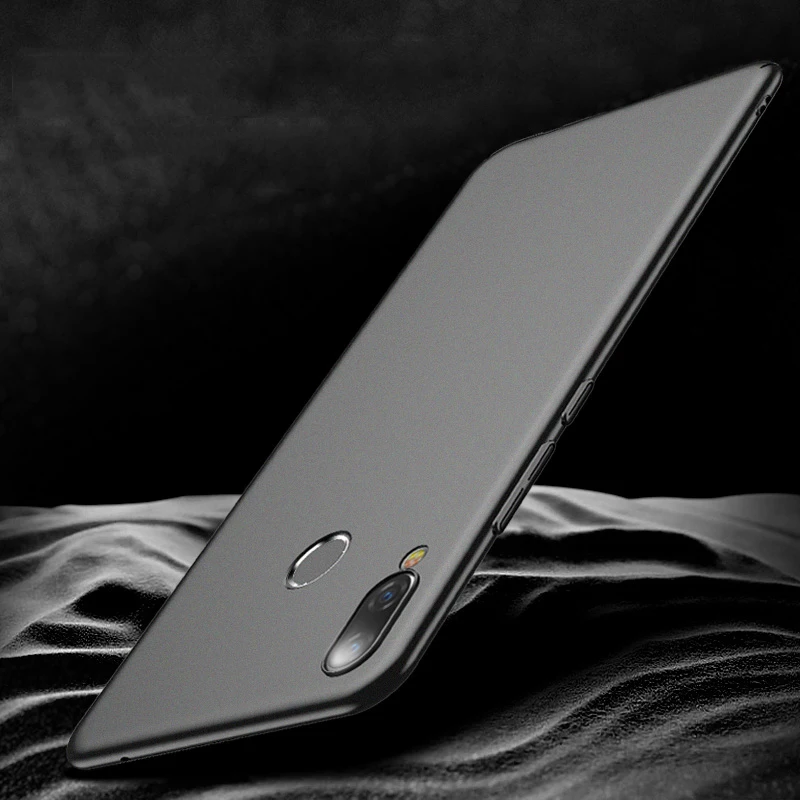 MAKAVO for Huawei Y6 2019 Case Slim Fit Matte Hard Back Cover Phone Cases Fashion Women Coque Fundas |