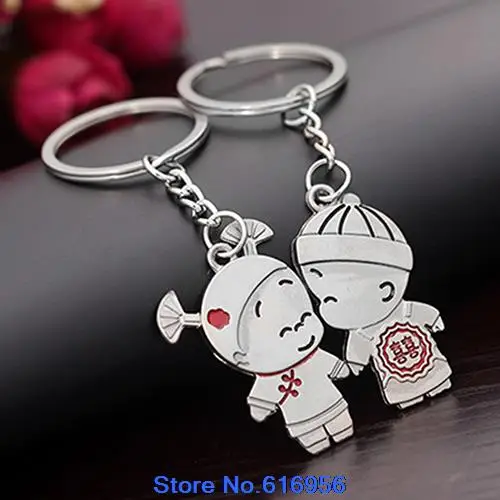 1 пара мальчик и девочка невесты брелок с изображением жениха толстовки для