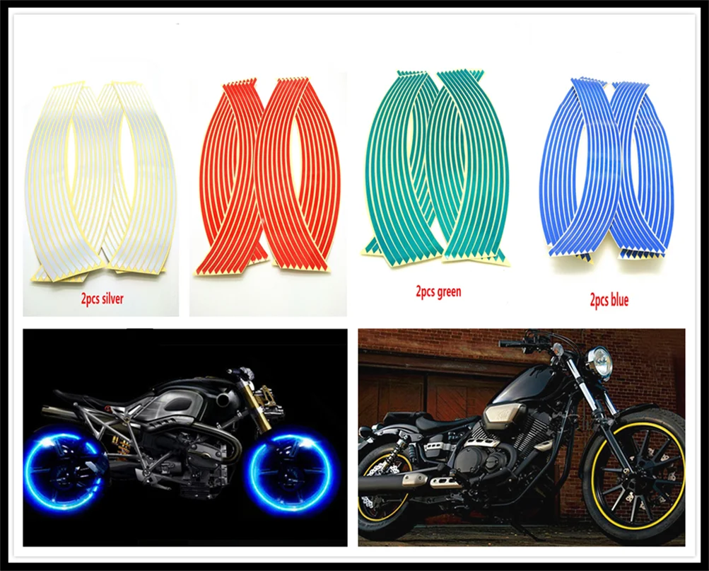 Светоотражающая наклейка на колесо мотоцикла для SUZUKI GSXR750 GSXR1000 GSXR600 GSXS1000 F