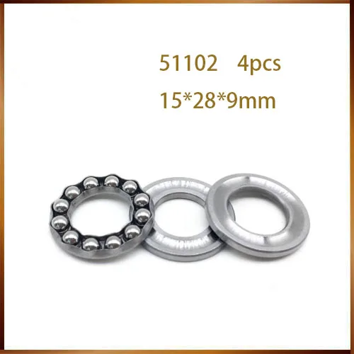 

51102 4 pcs Plane thrust ball bearing 51100 51101 51102 51103 51104 51105 51106 51107 51108 2018 hot sale free shipping