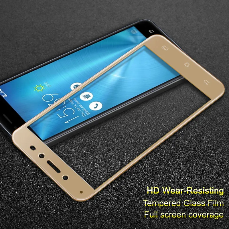 3D закаленное стекло для ASUS Zenfone Live ZB501KL Полное покрытие экрана Взрывозащищенная