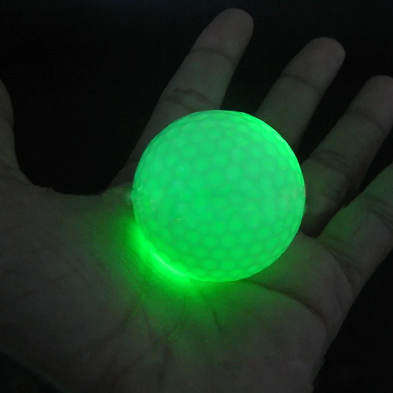 Newly LED Golf Balls Flashing Light Up Blink Color Night Training Practice Ball BFE88 | Спорт и развлечения