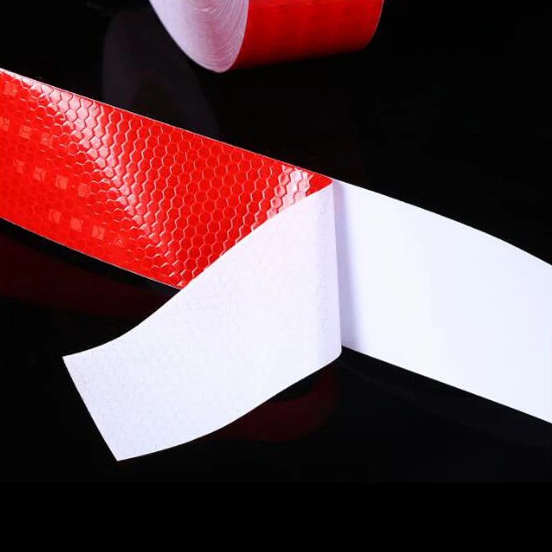 Светоотражающие наклейки для велосипеда клейкая лента безопасности белый